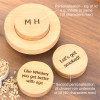 Personalised cocktail smoker lid engraving info graphic