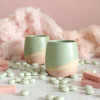 Cotton Candy Stoneware Wine Tumbler
