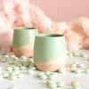 Cotton Candy Stoneware Wine Tumbler