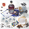 The Hedgerow Make Your Own Sloe Gin kit, makes two bottles