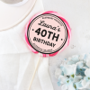 Personalised Bold Birthday Age Lollipop