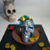 Silver Enigma: Halloween Chocolate Skull