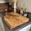 XL Live Edge Olive Wood Chopping Board - RARE James Martin Style Olive Chopping Boards XL Live Edge Olive Wood Chopping Board - RARE James Martin Style Olive Chopping Boards