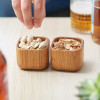 Solid Oak Pinch Pot Set With Two, Three Or Four Pots