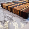 Exotic Wooden Chopping Board - Rare Handmade Striped Chopping Board - The Golden Eagle