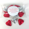 Pack of 12 Foiled Handmade Chocolate Hearts Pack of 12 Foiled Handmade Chocolate Hearts