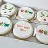 HoHoHo Personalised Logo Biscuits - Christmas Gift