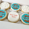 Christmas Biscuits - Merry Christmas Snowflake + Logo