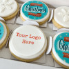 Pink Aubergine Branded Bakes - Personalised Logo Christmas Gift Biscuits