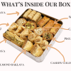 Handmade Mixed Baklava Selection Tin Various Nuts Gift Box Metal Packaging Lebanese Sweet Ideal For Hamper And Stocking Filler