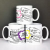 Personalised 90th birthday gift mug