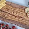 CustomEngraved Olive Wood Serving Board Charcuterie Board
