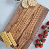 Personalised Rustic Olive Wood Cheeseboard