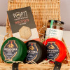 Three chedar cheeses gift hamper form Devon Hampers