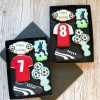 Personalised Football Fan Biscuit Gift
