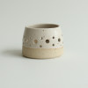 Hand Thrown Ceramic Mini Lantern Tealight Holder - Stone Series