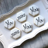 Personalised Wedding Favour Iced Biscuits. Set Of 12 Biscuits