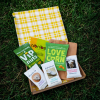 Penny Post Just Add Cheese – Letterbox Friendly Gift Hamper with Mini Wooden Cheeseboard - Father's Day Letterbox Gift
