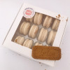 Lotus Biscoff Macarons Box (12 Macarons)
