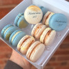 Personalised Macaron Gift Box of 12 - Custom Text or Design