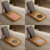 Personalised Oak Sofa Coaster & Phone Stand