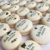 Personalised Macaron Gift Box of 12 - Custom Text or Design