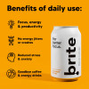 Brite Natural Energy Focus Pineapple Mango - 24 x 330ml Drink