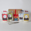 Christmas Pancake Lovers' Gift Hamper with 4 Gourmet Pancake Mixes and Metal Whisk