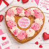 Valentine's Day Raspberry Blondies