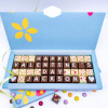 Personalised Happy Valentines Day Chocolate Box with Name