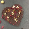 Dark chocolate fruit & nut heart Dark chocolate fruit & nut heart