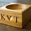 Personalised Wooden Oak Salt Bowl Personalised Wooden Oak Salt Bowl