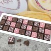 Cocoapod chocolate mosaic Easter rabbits hearts strawberry milk gift