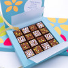 Personalised Chocolates with Daisies and Bees