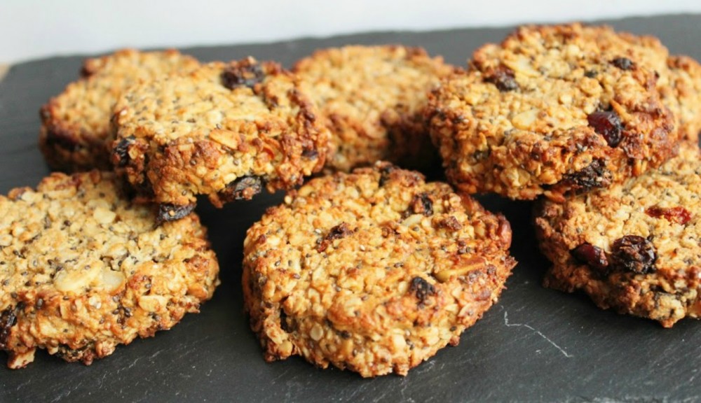 Fruity Oat & Peanut Butter Power Cookies