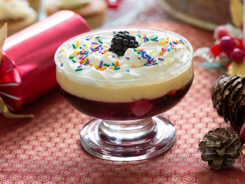 Mulled Wine Trifle With Spice Drops