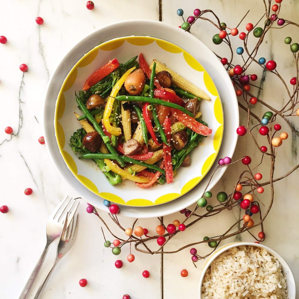 Seasonal Chestnut Stir Fry