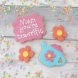 Mother's day tea themed cookie gift- You're tearrific