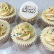 Gift Cupcakes Happy Birthday Message