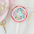 Floral 'Thank you' Giant Lollipop