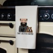 Personalised Dog Dad tea towel