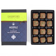 Hepple Gin Gift Box of Handmade Chocolate Truffles, 12 pieces