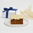 Iced Christmas Cake with gift wrap option