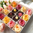 Mother's Day Chocolate Tulips, Personalised Flowers Gift Box