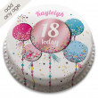 Colourful Balloons Letterbox Cake