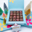 Christmas Mosaic Chocolates in Milk, Dark & White Chocolate