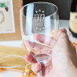 Personalised wine glass