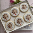 edible photo anniversary biscuit