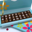 Cocoapod chocolate personalised 21st birthday gift