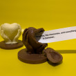 Personalized Heart Of Love Chocolate